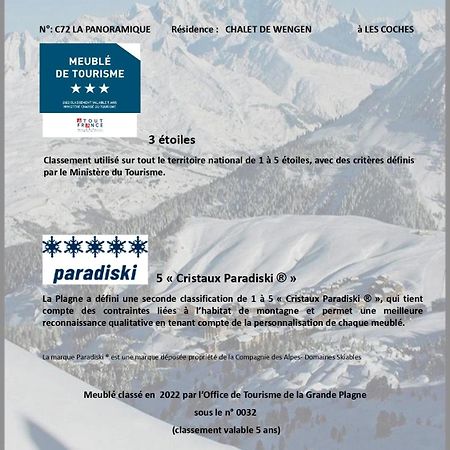 Les Chalets De Wengen - La Panoramique La Plagne Ngoại thất bức ảnh